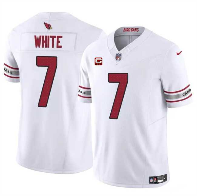 Men & Women & Youth Arizona Cardinals #7 Kyzir White White 2024 F.U.S.E. With 2-Star C Patch Vapor Untouchable Limited Stitched Jersey->arizona cardinals->NFL Jersey